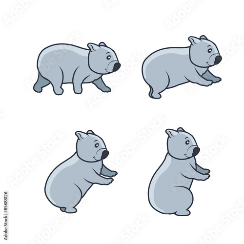 Wombat Sitting Sprite