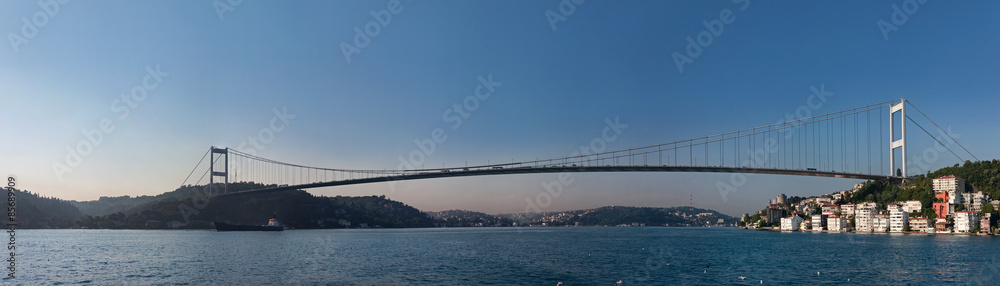 Panoramic Fatih Sultan Mehmet Bridge Panoramic Fatih Sultan Mehmet Bridge