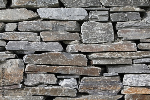 Tableau sur toile Gneiss stone wall