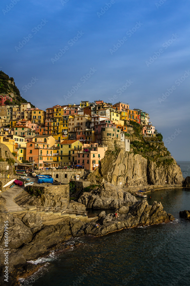 Village of Manarola, Cinque Terre, Italy 