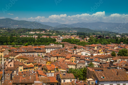 Scenic view of Lucca, Italy © daliu