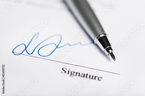 Contract, Signature, Form.