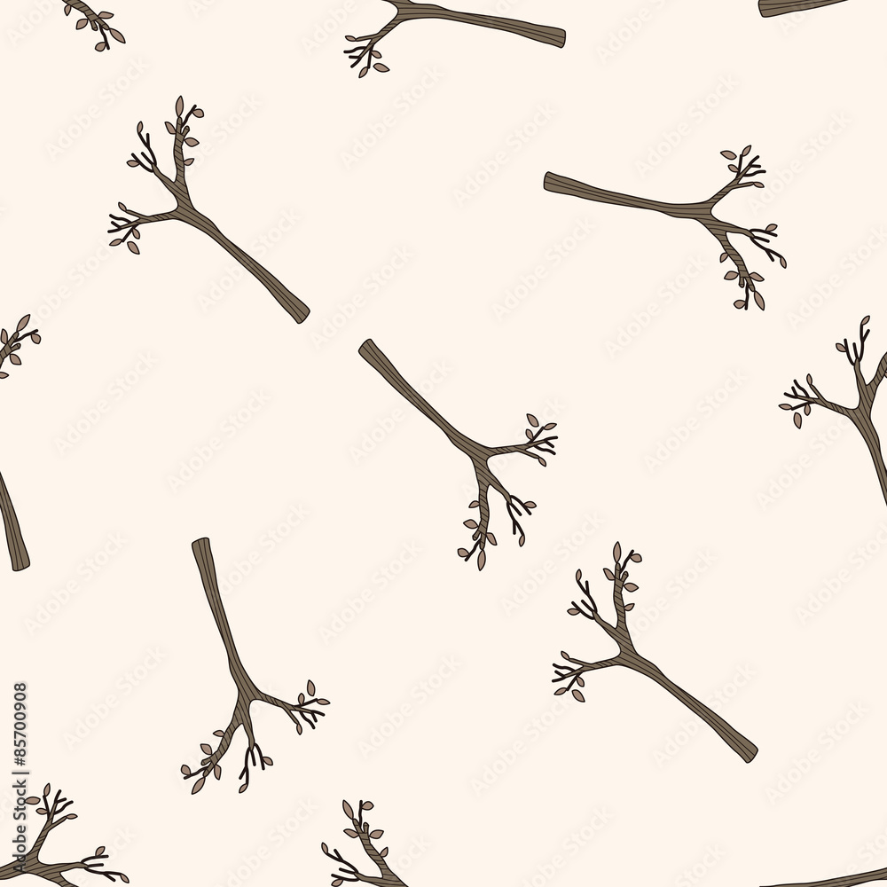 tree , cartoon seamless pattern background