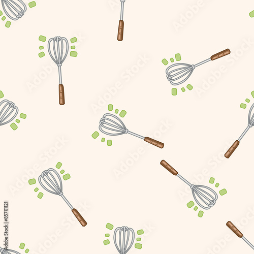 kitchenware spatula , cartoon seamless pattern background