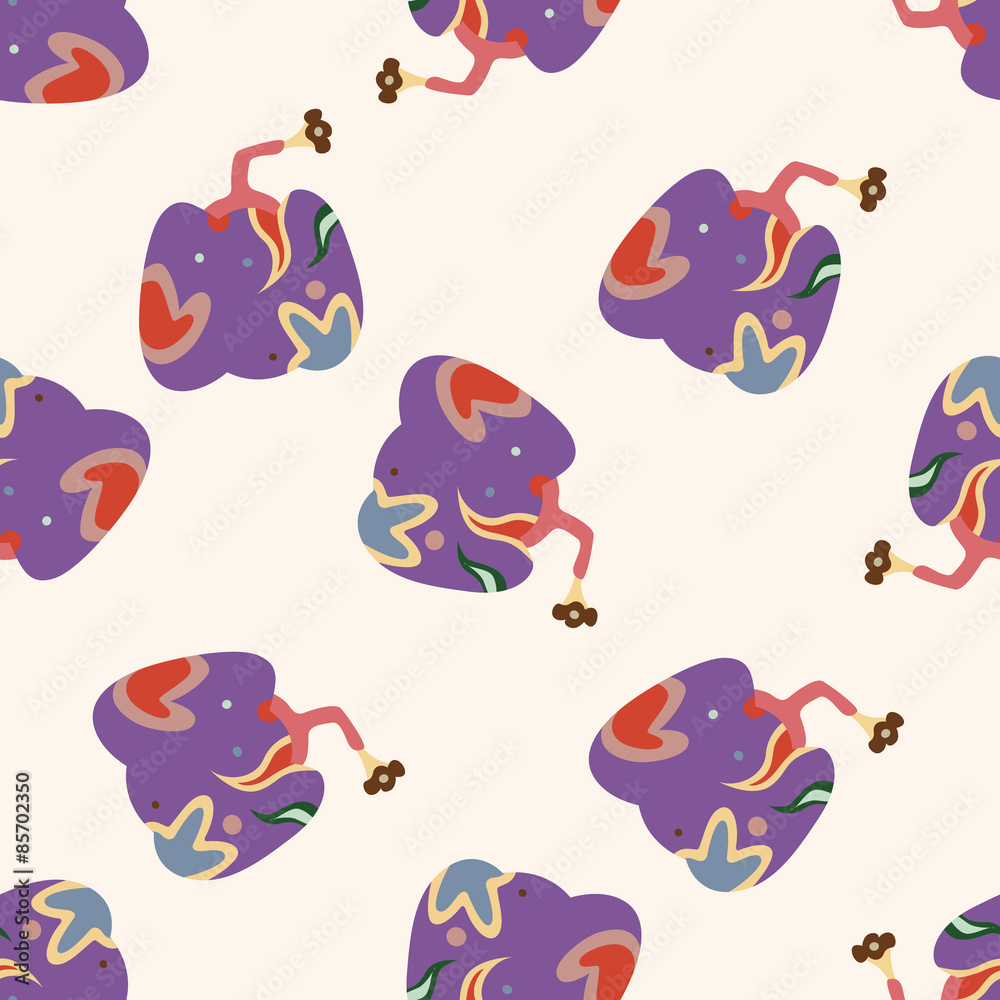 Naklejka premium style pumpkin cartoon , cartoon seamless pattern background