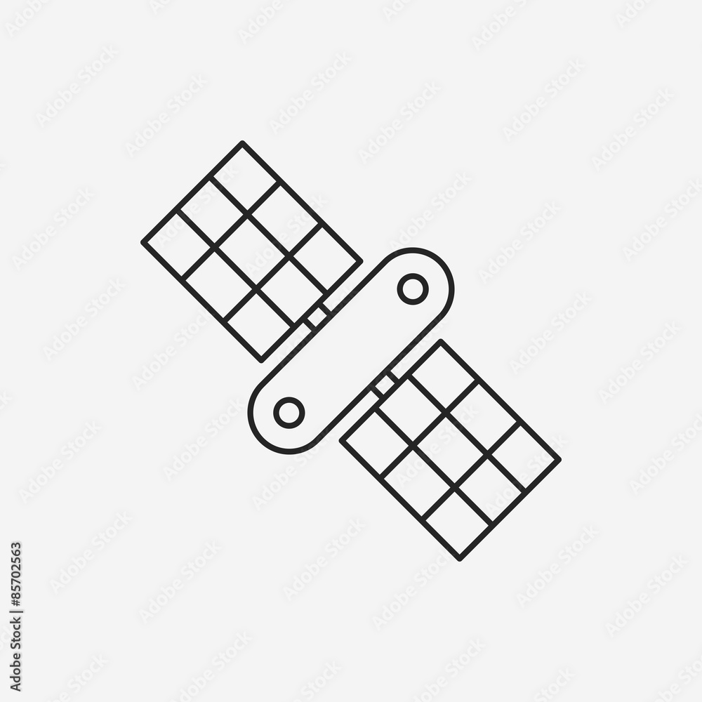 Space Satellite line icon Space Satellite line icon