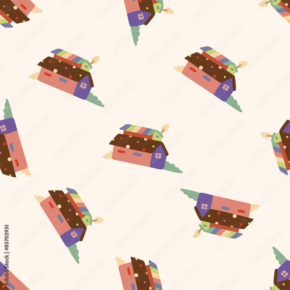 Building house,, cartoon seamless pattern background Building house,, cartoon seamless pattern background