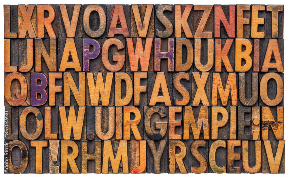 letterpress alphabet abstract background letterpress alphabet abstract background