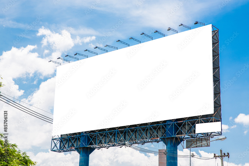 Obraz premium Blank billboard for new advertise.