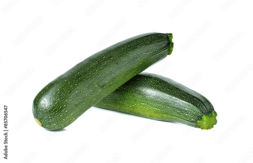 Whole Fresh Zucchini isolated on white background Whole Fresh Zucchini isolated on white background
