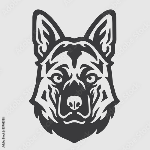 Shepherd Head Logo Mascot Emblem
