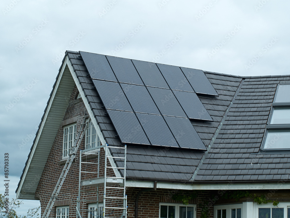 Fototapeta premium Solar panel for green, environmentally friendly energy