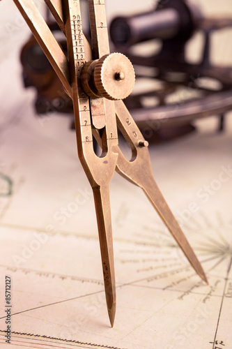 Brass proportional divider