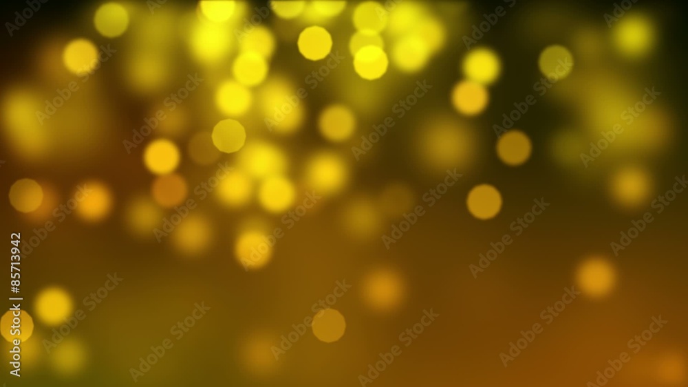 Goldenes Bokeh