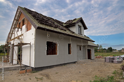 Fototapeta budowa domu