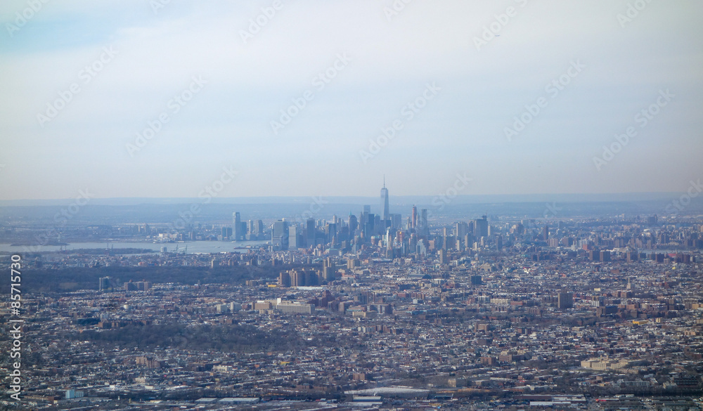 Aerial view of NY