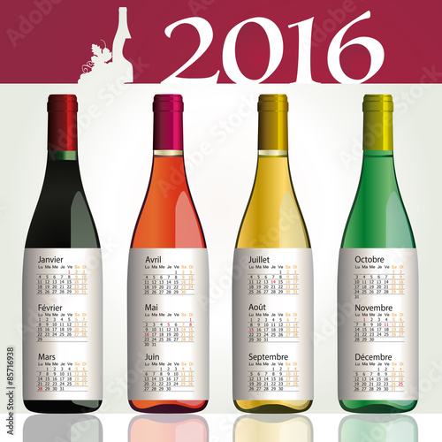 2016_CALENDRIER Vins Bourgogne