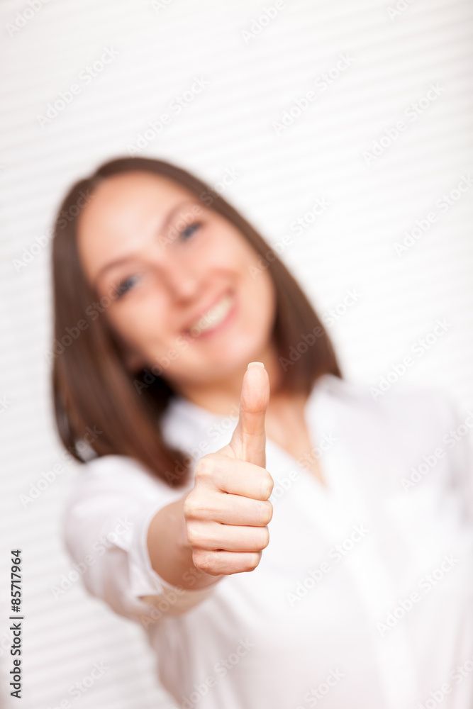 Portrait of successful smiling businesswoman Portrait of successful smiling businesswoman