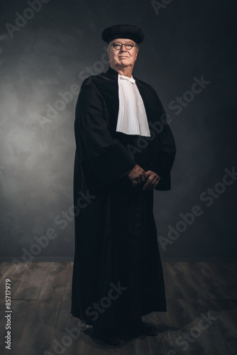 Photography Portrait of Magistrate in Traditional Costume