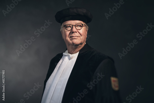 Portrait of Magistrate in Traditional Costume