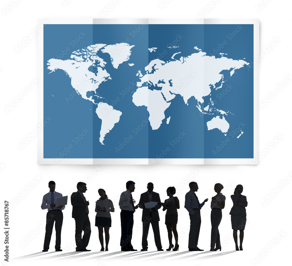 World Global Business Cartography Globalization Concept World Global Business Cartography Globalization Concept