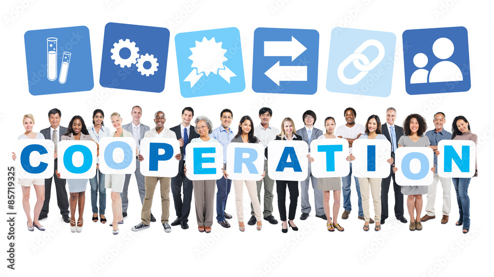 Cooperation Business People Team Teamwork Success Strategy Conce
