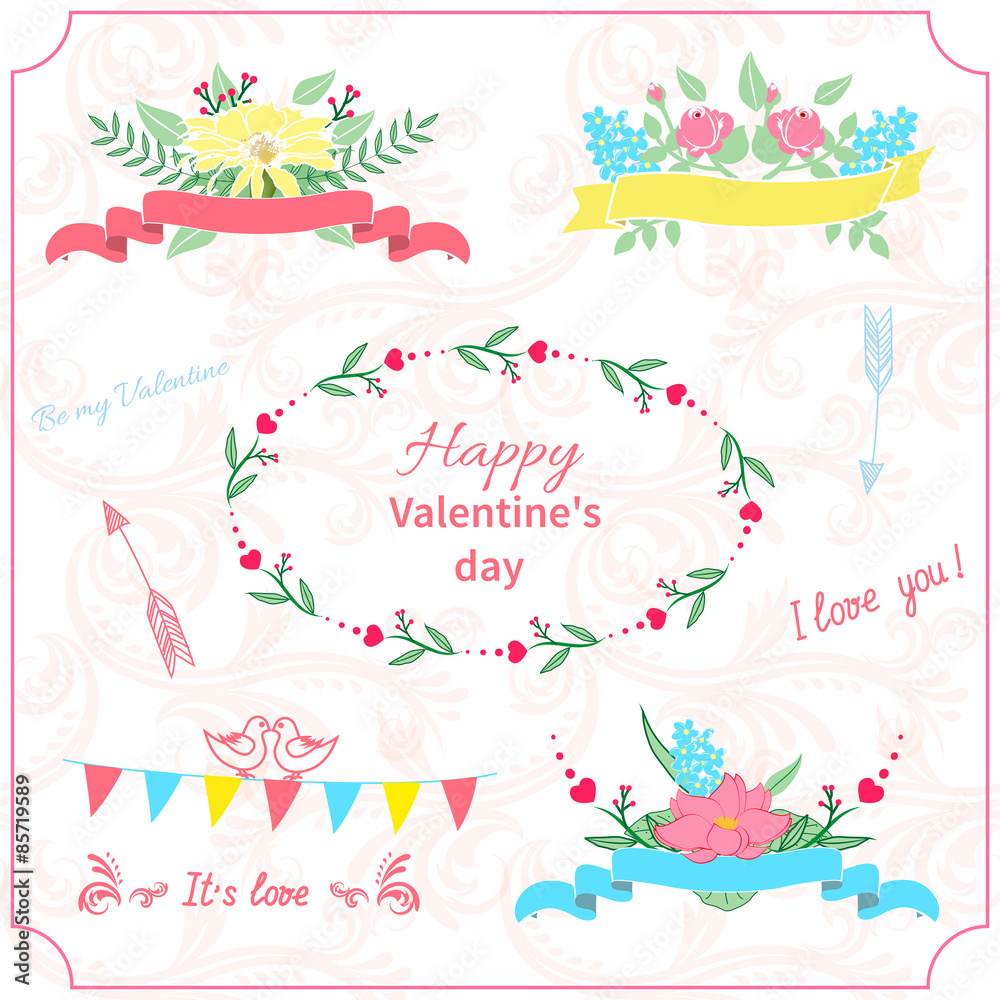 Obraz premium set of love