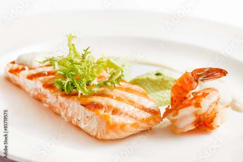 salmon steak