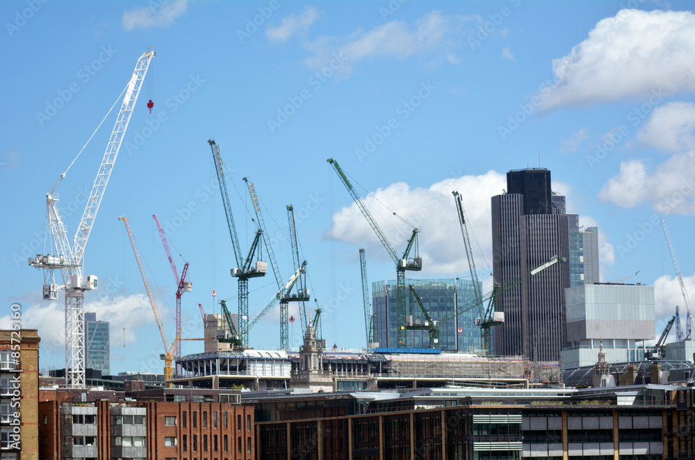 New construction buildings in City of London