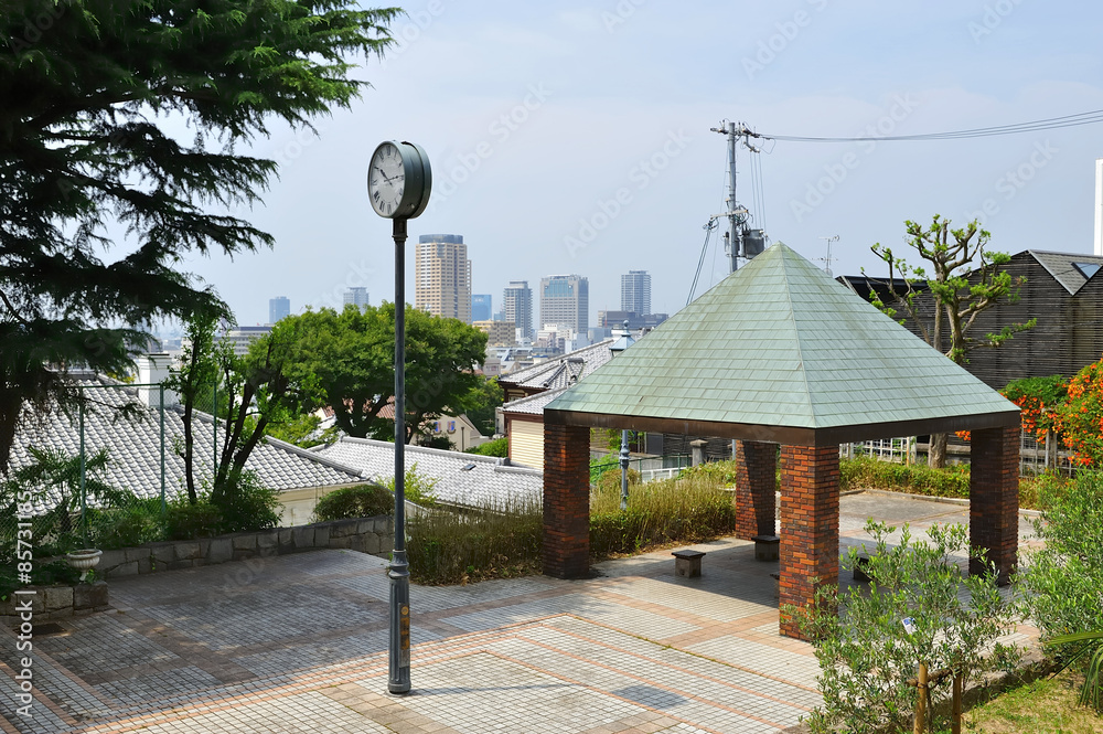 Fototapeta premium 神戸三宮の街並み