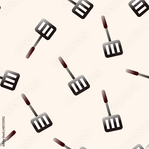 kitchenware spatula , cartoon seamless pattern background