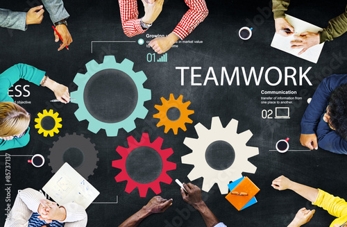 Teamwork Team Collaboration Connection Togetherness Unity Concep