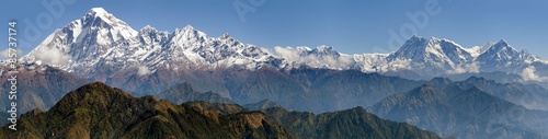 Fototapeta Naklejka Na Ścianę i Meble -  Dhaulagiri and Annapurna Himal