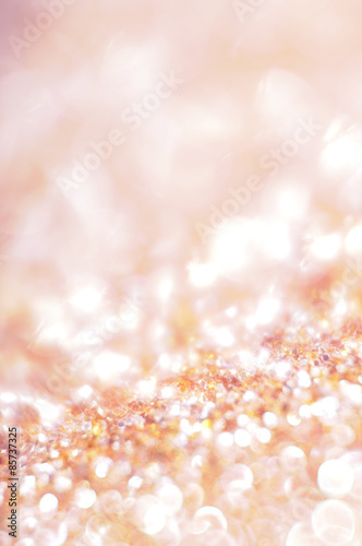 Peachy glitter and sparkles 