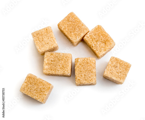 Brown sugar isolated