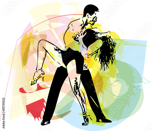 Latino Dancing couple