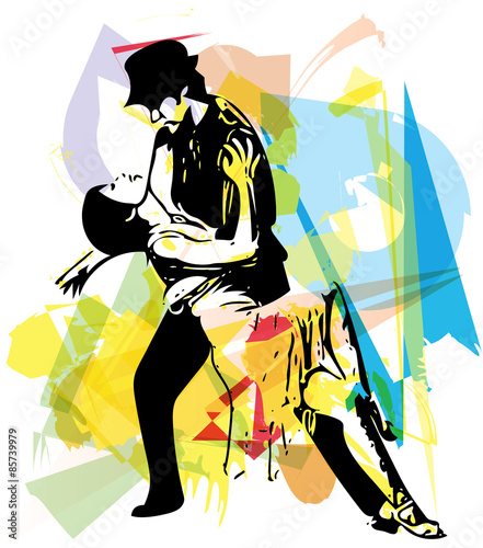 Latino Dancing couple