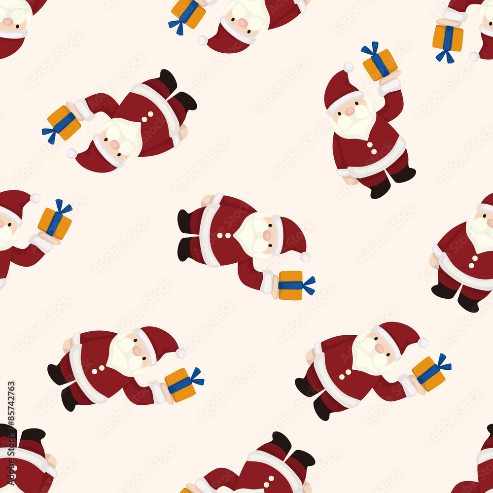 santa claus , cartoon seamless pattern background santa claus , cartoon seamless pattern background