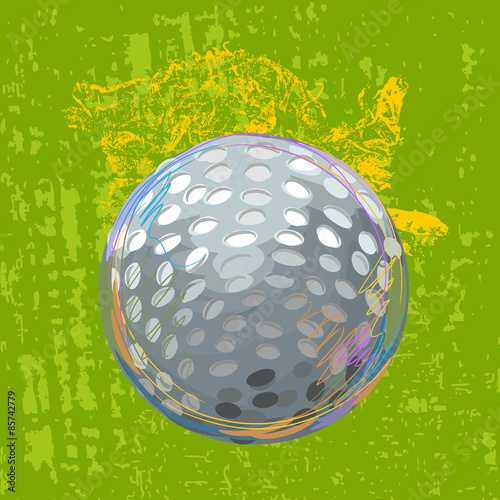 Golf Ball
All elements are in separate layers and grouped.