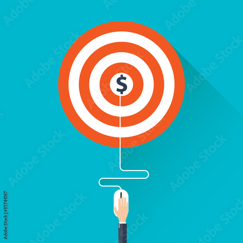 Vector illustration. Business planning and strategy
