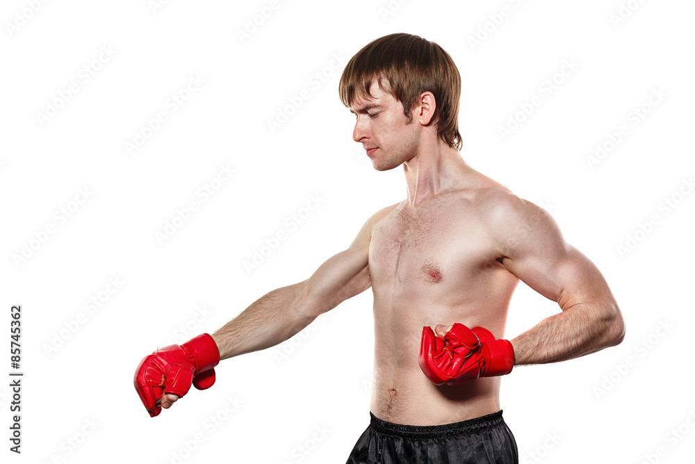 Fighter Kung Fu strike directly down Fighter Kung Fu strike directly down