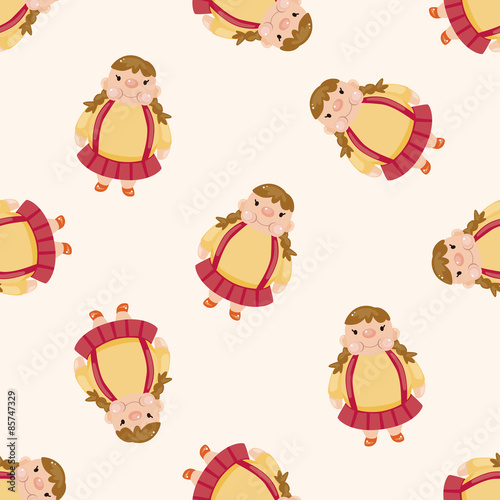 fatty , cartoon seamless pattern background