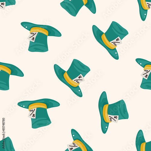 alice in wonderland , cartoon seamless pattern background