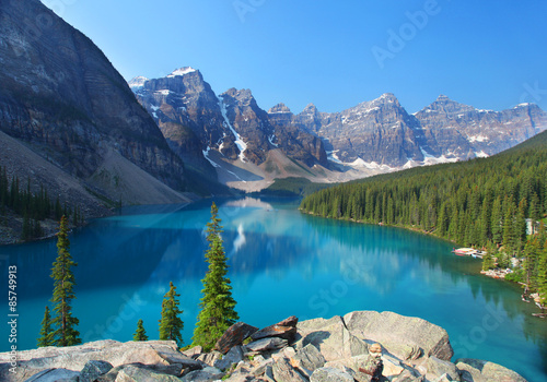 Moraine Lake in the Canadian Rockies
