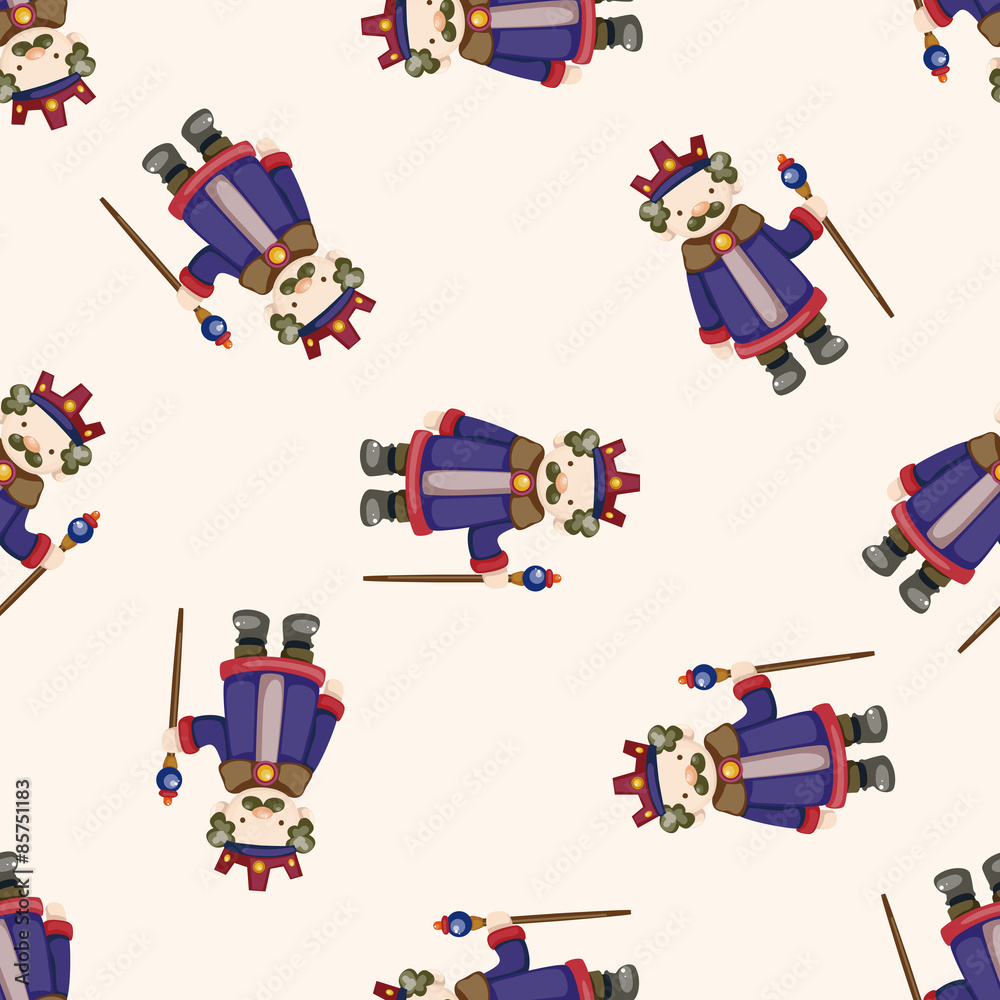 Royal theme king , cartoon seamless pattern background Royal theme king , cartoon seamless pattern background