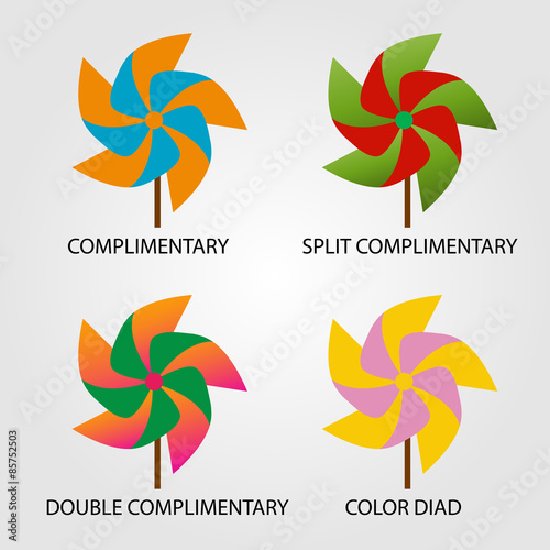 Set of color schemes