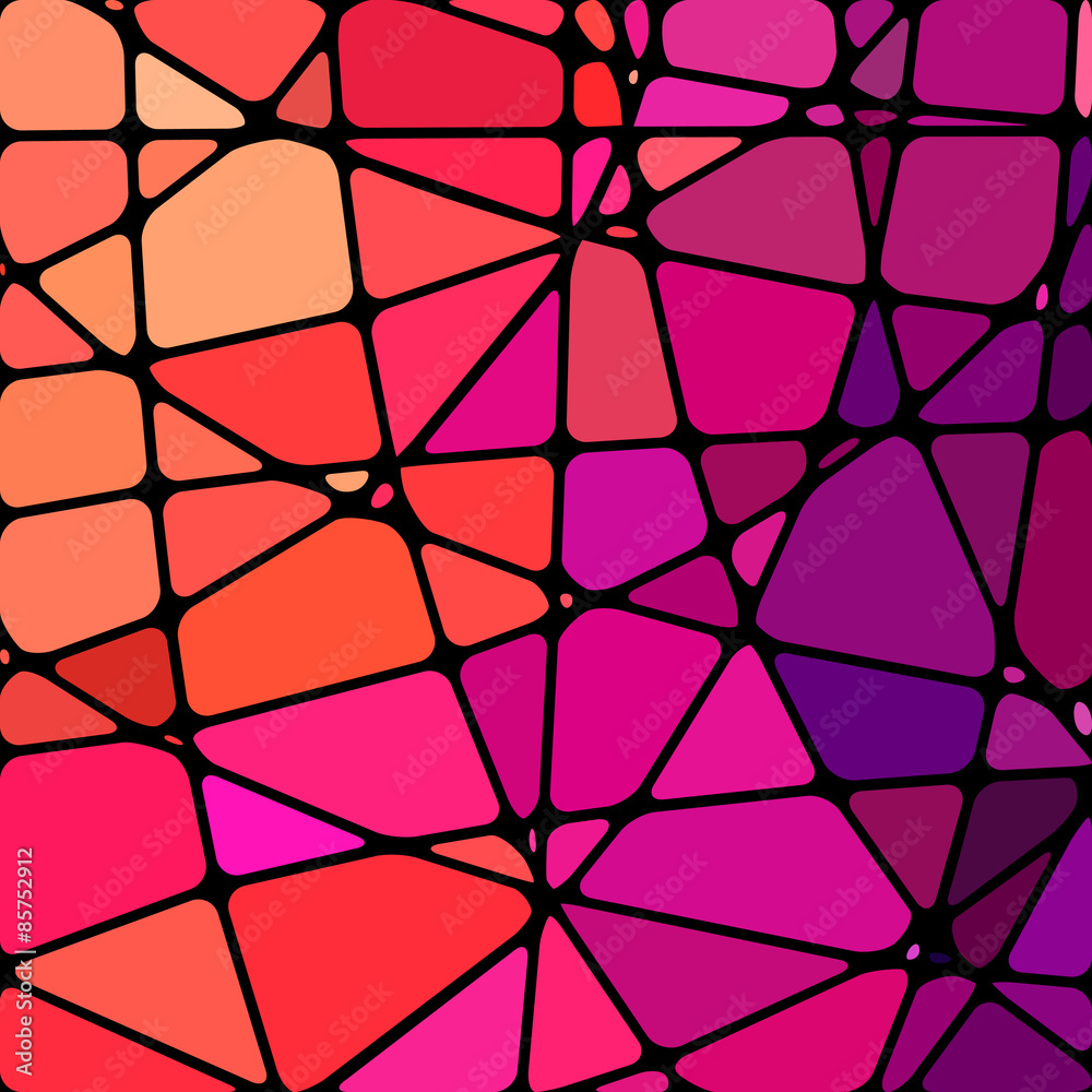 abstract stained-glass mosaic background