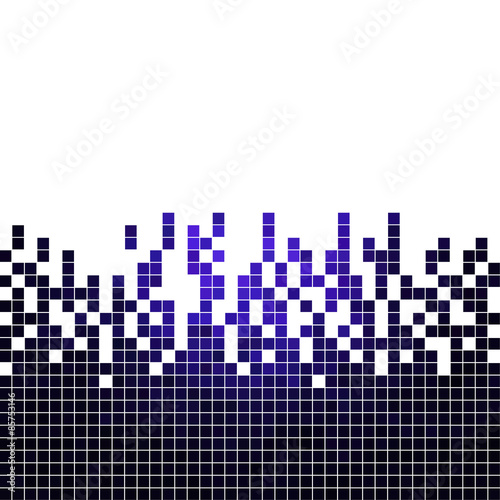 abstract square pixel mosaic background
