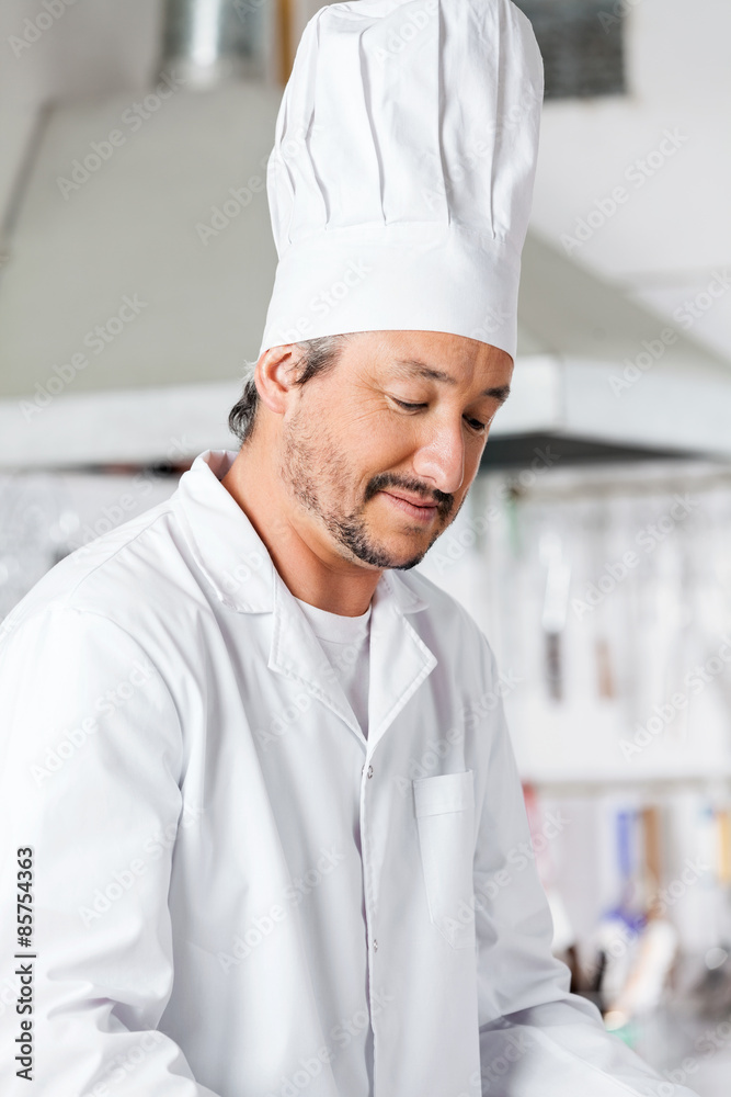 Male Chef In Uniform