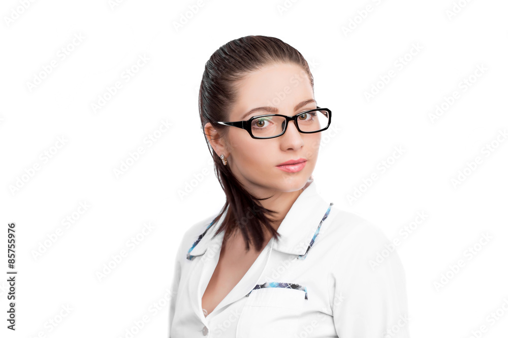Portrait of woman doctor Portrait of woman doctor
